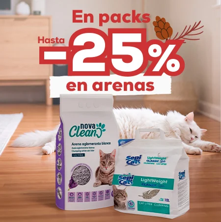 Hasta -25% en selección de arenas