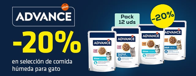 Advance: -20% en selección de packs de húmedo para gato 12 x 85g