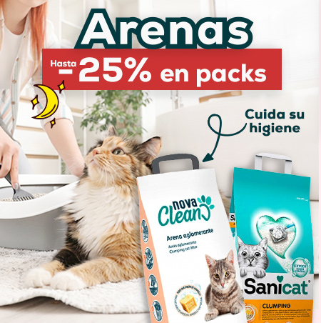 Hasta -25% en selección de packs de arenas