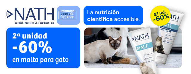 Nath: -60% en la 2ª unidad en malta para gato