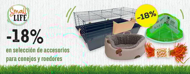 Small life: -18% en accesorios para conejos y roedores
