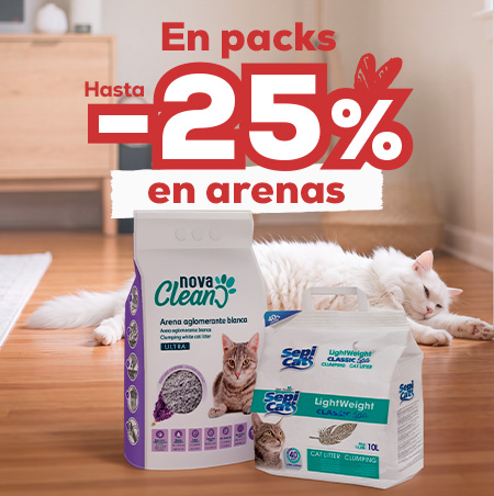 Hasta -25% en selección de arenas