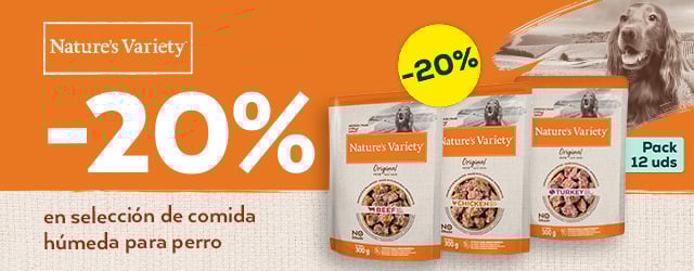 Nature's Variety: -20% en selección de packs de húmedo para perro 12 x 300g