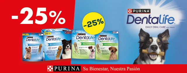 Dentalife: -25% en selección de snacks para perro
