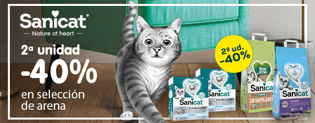 Sanicat: -40% en la 2ª unidad en selección de arenas