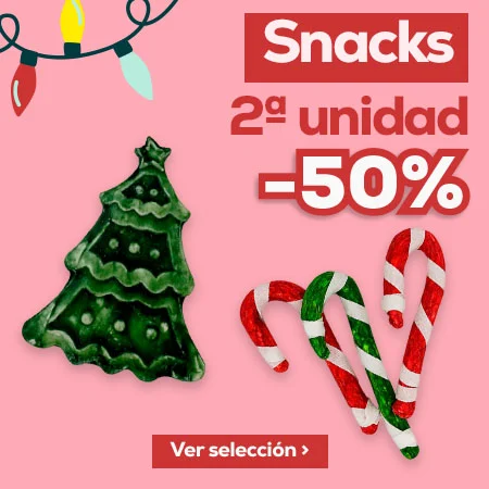 -30% en la 2ª unidad en snacks navideños