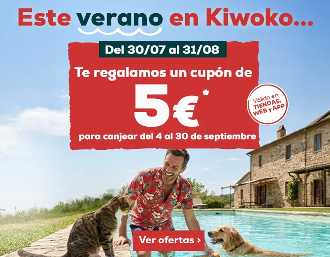 Te regalamos un cupón de 5€ para canjear del 4 al 30 de septiembre