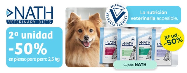 Nath Veterinary Diets: -50% en 2ª unidad en pienso para perro
