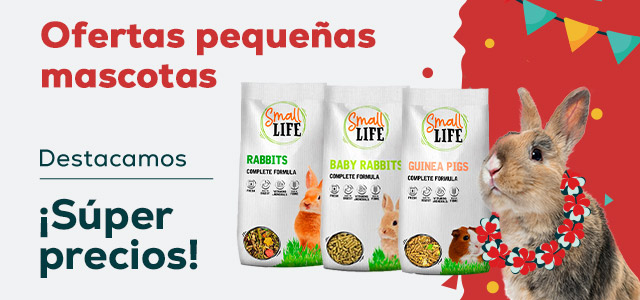Small Life: Súper precios en menú para conejos y cobayas y en jaulas para pájaros Cielo
