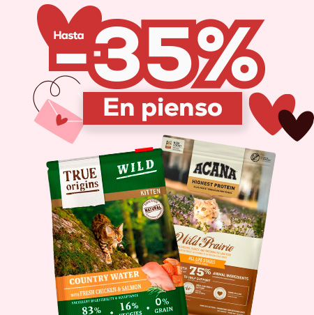 Hasta -35% en selección de pienso para gato