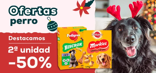 Pedigree: 2ª al 50% en  snacks Pedigree