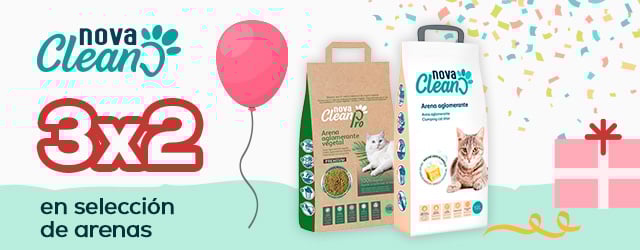 Nova Clean: 3 x 2 en selección de arena aglomerante  Marsella y Pro Vegetal 10