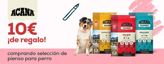 Acana: 10€ de regalo comprando selección de pienso para perro