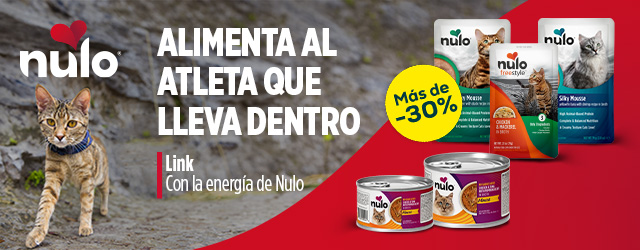 Nulo: -33% en selección de packs de comida húmeda para gato Nulo: -33% en selección de packs de comida húmeda para gato