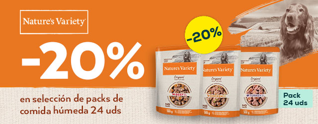 Nature's Variety: -20% en selección de packs de comida húmeda 24 uds
