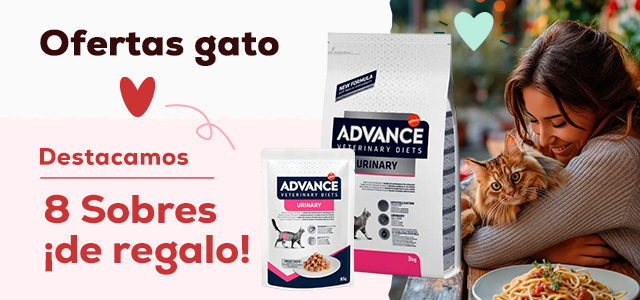 Advance Veterinary Diets: regalo de 8 sobres de húmedo con pienso para gato Urinary 8 kg