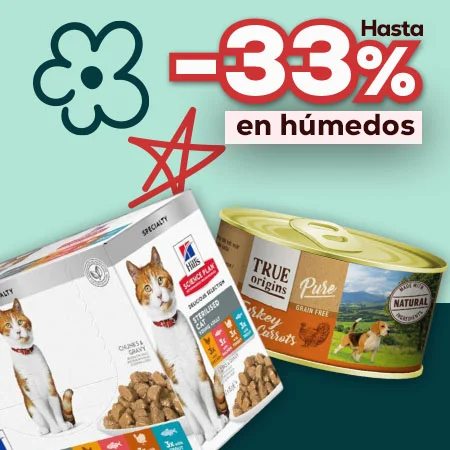 Hasta -33% en selección de comida húmeda