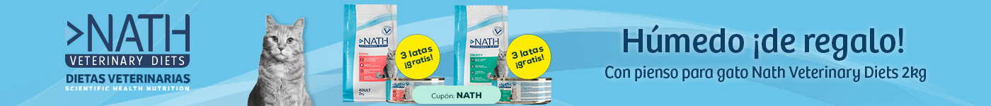 Nath Veterinary Diets - 3 latas ¡gratis! con pienso veterinario para gato 2 kg
