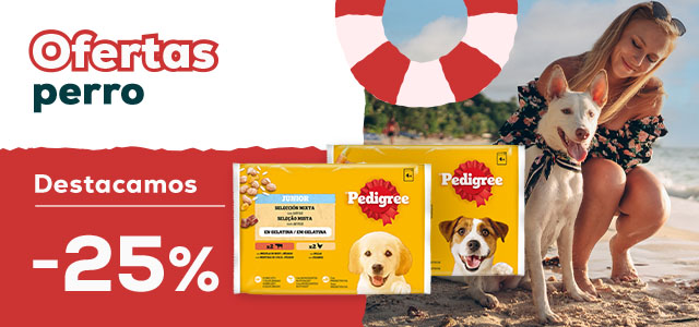 Pedigree: -25% en selección de comida húmeda para perro