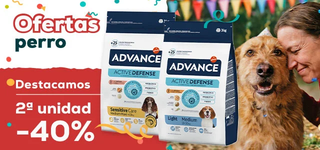 Advance: -40% en la 2ª unidad en selección de pienso para perro