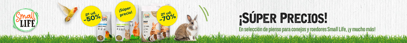 Small Life -  2ª unidad -70% de heno natural Small Life 1 Kg, ¡y mucho más!