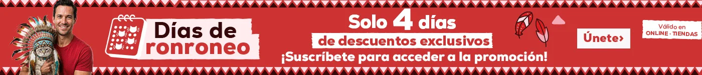 Día de ronroneo: Solo 4 días exclusivos. -20% en Camas, Rascadores y Bandejas sanitarias para gato y -15% en Feliway