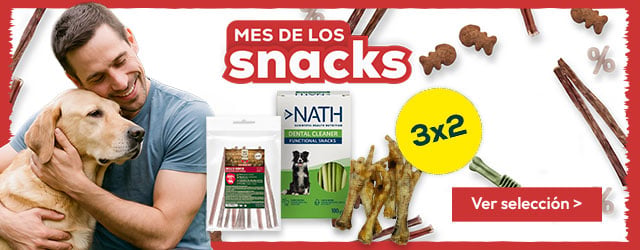 Mes de los snacks: 3 x 2 en selección de snacks para perro
