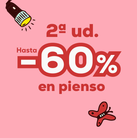 Hasta -60% en la 2ª unidad en selección de pienso