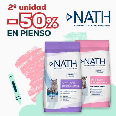 Nath: -50% en la 2ª unidad en selección de pienso para gato 4 kg