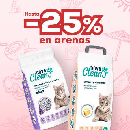 Hasta -25% en arenas
