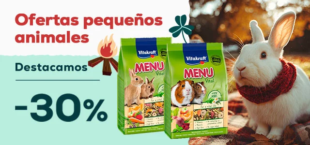 Vitakraft: -30% en selección de pienso para conejos y roedores Vitakraft: -30% en selección de pienso para conejos y roedores