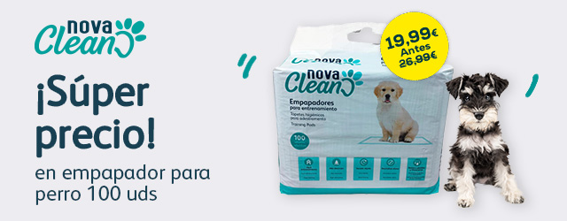 Nova Clean: Súper precios en selección de empapadores para perro