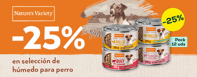 Nature's Variety : -25% en selección de packs de húmedo para perro