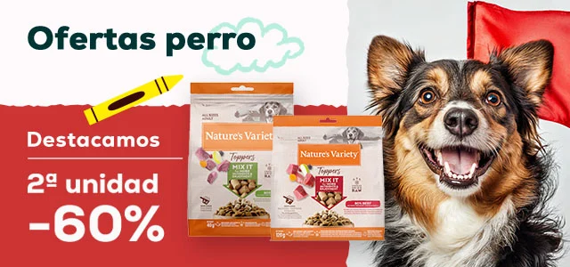 Nature's Variety:  -60% en la 2ª unidad en selección de snacks para perro 40 g