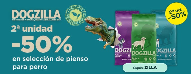 Dogzilla: -50% en la 2ª unidad en selección de pienso para perro