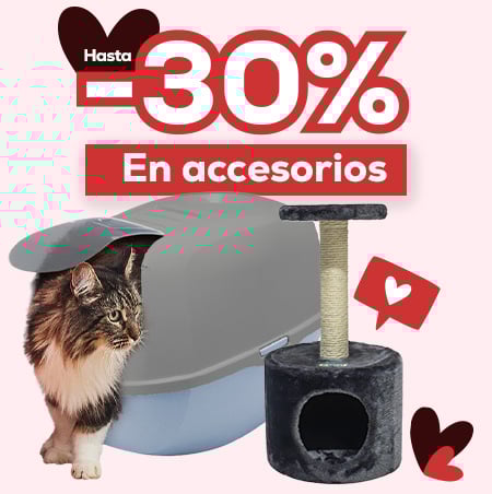 Hasta -30% en selección de accesorios para gato