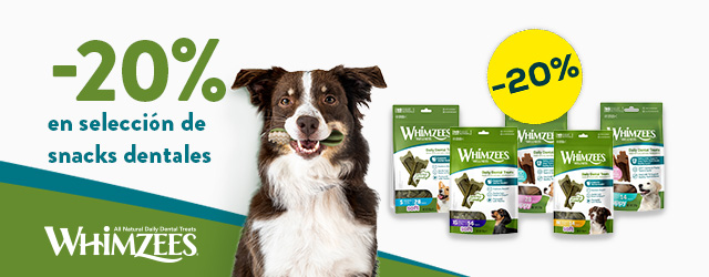 Whimzees: -20%  en selección de snacks dentales