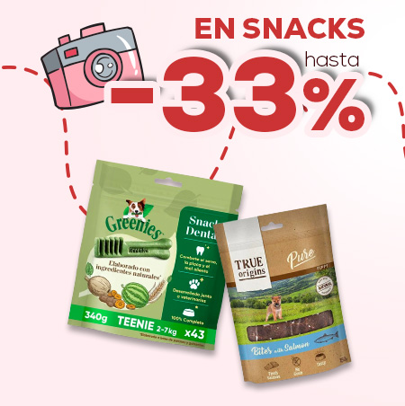 Perros: Hasta -33% en selección de snacks