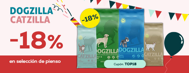 Dogzilla y Catzilla: -18% en selección de pienso
