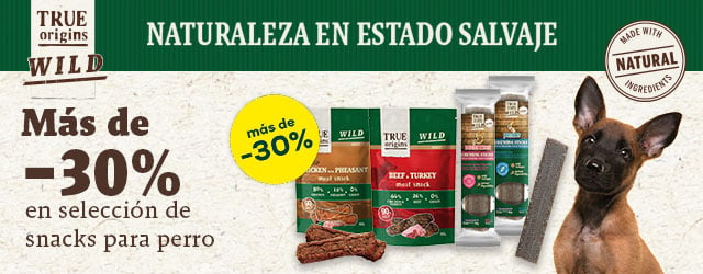 True Origins Wild: -33% en selección de packs de snack para perro