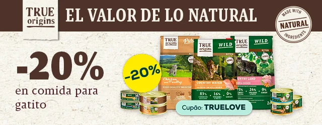 True Origins: -20% en comida para gatito