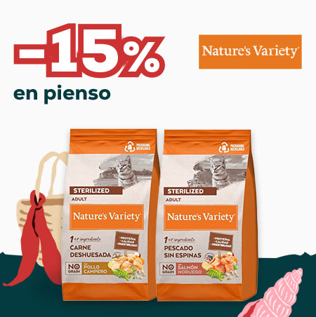 Nature's Variety: -15% en selección de pienso para gato