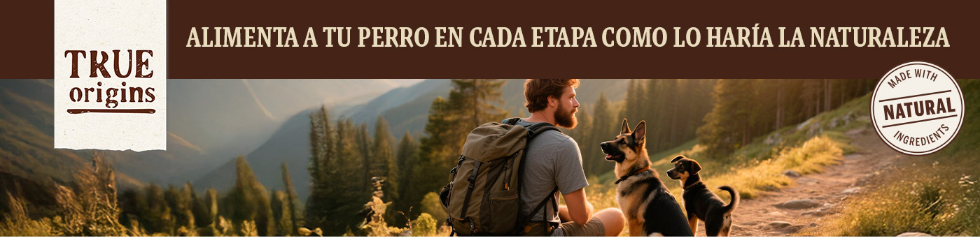 True Origins perro. Alimentación natural para todas sus etapas de vida