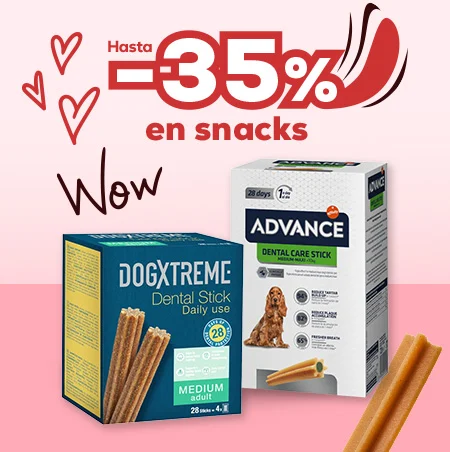 Hasta -35% en snacks para perro