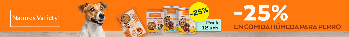 Nature's Variety: -25% en comida húmeda para perro
