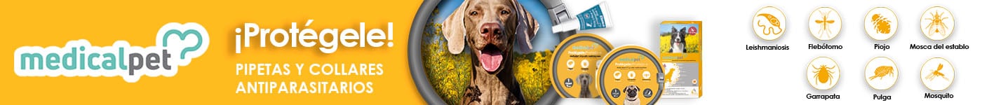 Collar Medicalpet: Descubre el nuevo collar antiparasitario para perros, eficaz contra pulgas, garrapatas y mosquito de la leishmaniosis