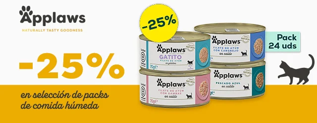 Applaws: -25% en selección de packs de húmedo para gato