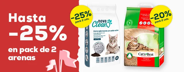 Hasta -25% en selección de arenas