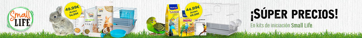 Small Life: Súper precios en kits de inicación para roedores, conejos y periquitos