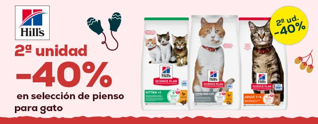 Hill's Science Plan: -40% en la 2ª unidad en selección de pienso para gato